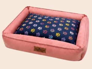 Cama Retangular Rosa Tamanho G