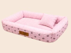 Cama Retangular Rosa Tamanho M
